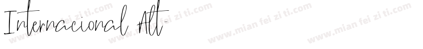 Internacional Alt字体转换